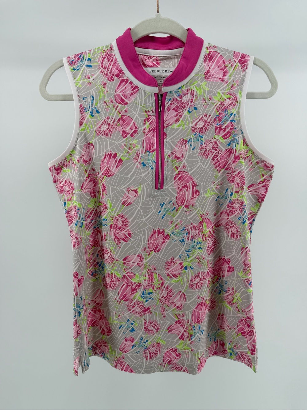 Pebble Beach Dry-Luxe Performance Sleeveless Golf Tank Tops, Women's Medium - Picture 2 of 10